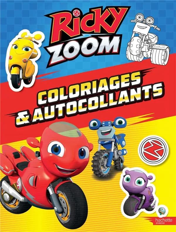 Coloriages et autocollants : Ricky Zoom : [Autocollant]