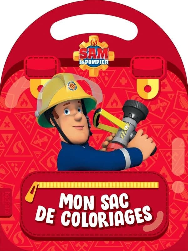Mon sac de coloriages : Sam le Pompier- (colo à poignée) : [Album à colorier]