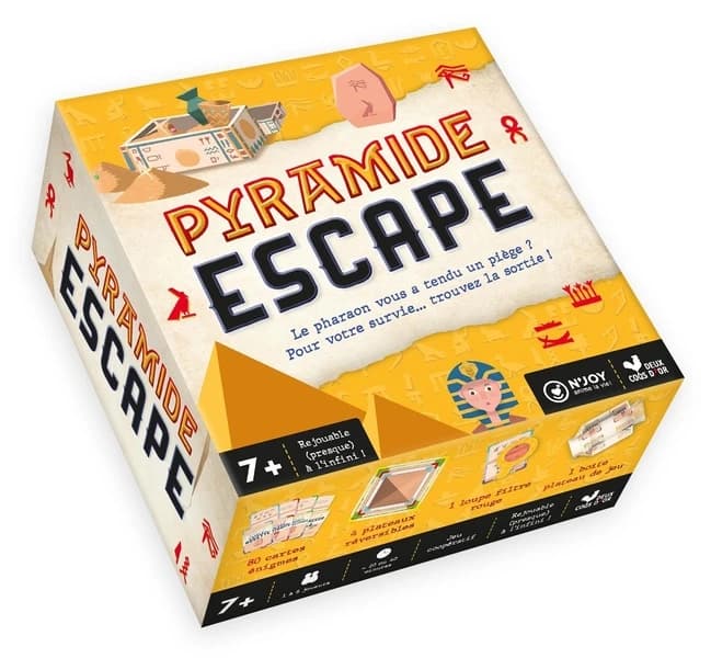 Pyramide Escape : Le pharaon vous a tendu un piège ? Pour votre survie... trouvez la sortie !
