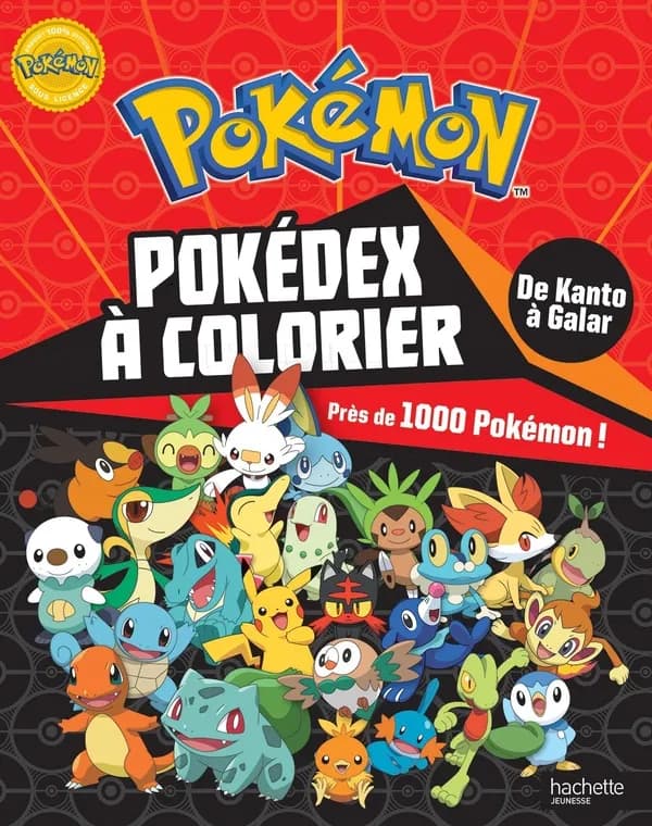 Pokédex à colorier : de Kanto à Galar : [Album à colorier]