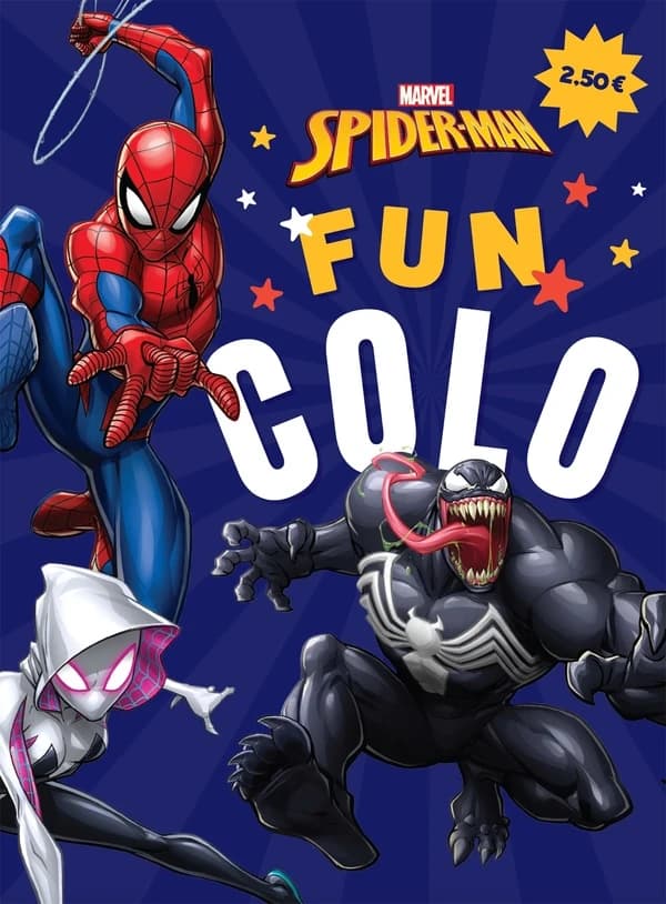 Fun colo Marvel : Spider-Man : [Album à colorier]