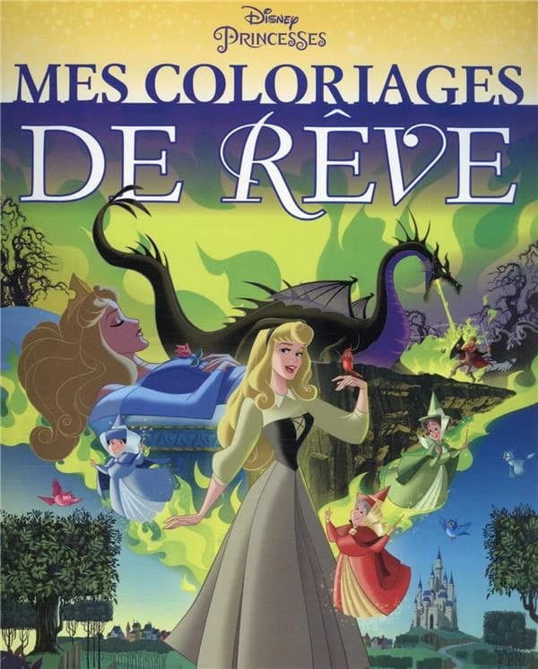 Mes coloriages de rêve : Disney princesses : [Album à colorier]