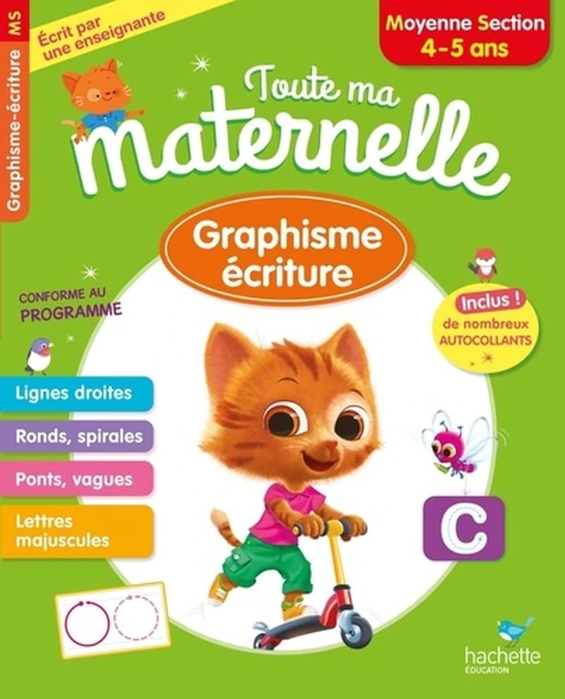 Toute ma maternelle : graphisme, écriture ; MS