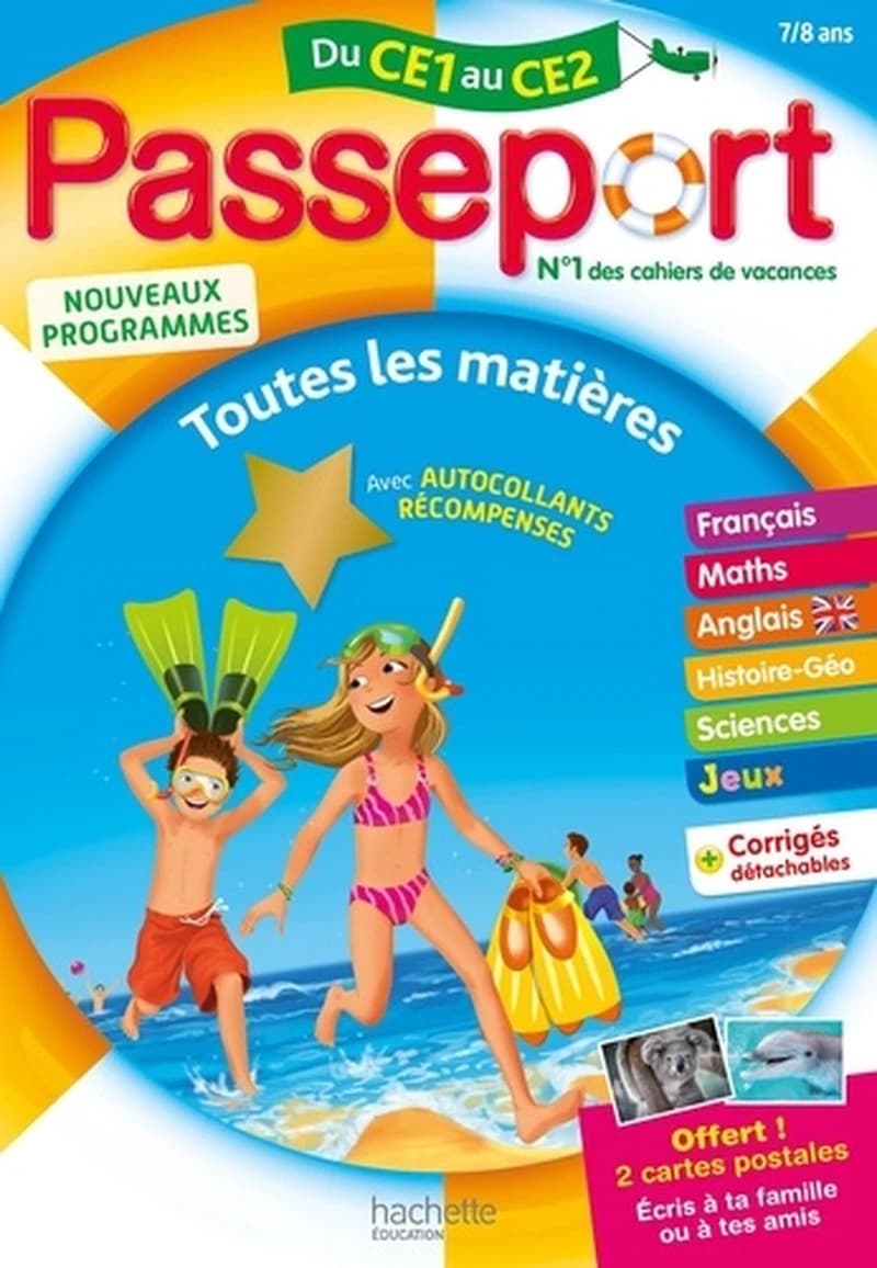 Passeport ; toutes les matières ; du CE1 au CE2
