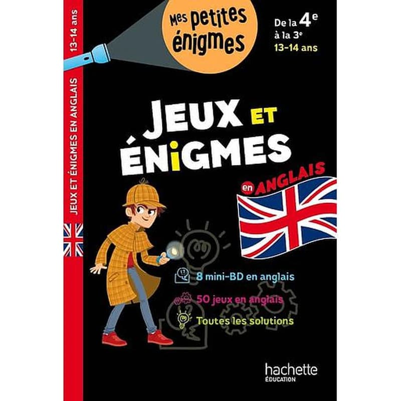 Jeux et énigmes en anglais : de la 4e à la 3e, 13-14 ans