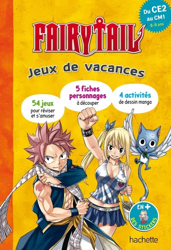 Fairy Tail ; jeux de vacances ; du CE2 au CM1