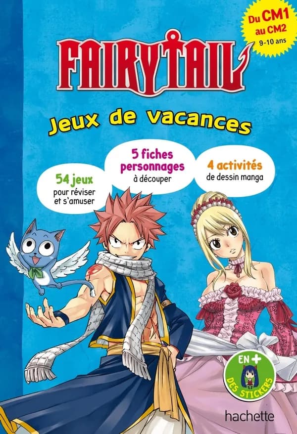 Fairy Tail ; jeux de vacances ; du CM1 au CM2