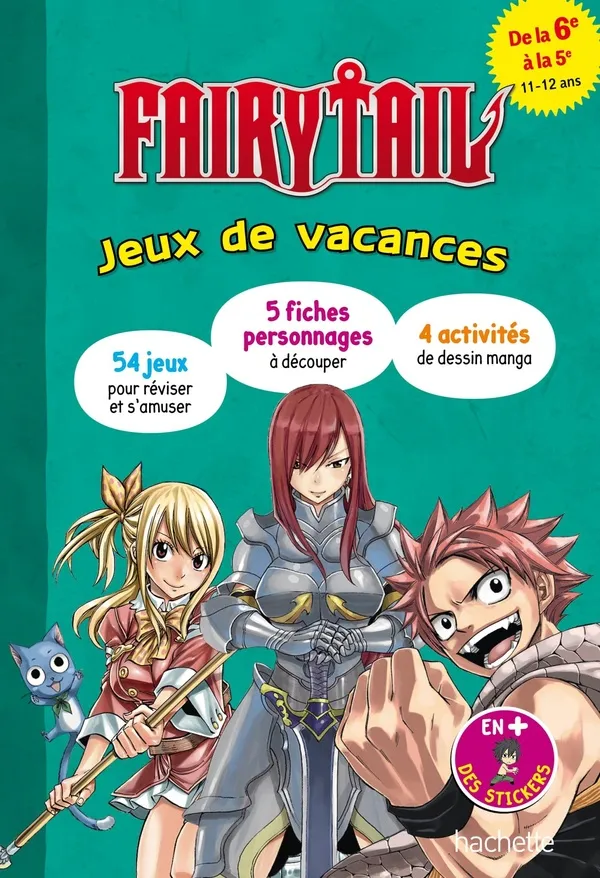 Fairy Tail ; jeux de vacances ; de la 6e à la 5e
