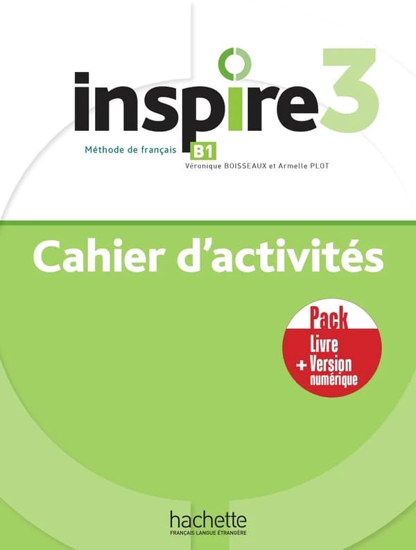 Inspire 3 : pack cahier d'activités + version numérique