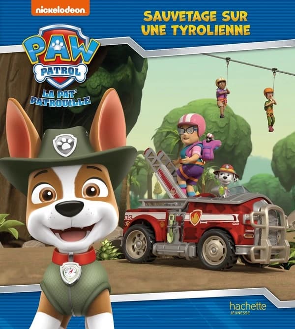 Sauvetage sur une tyrolienne