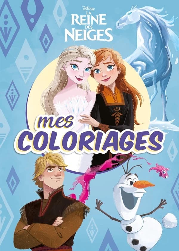Mes coloriages : Disney La Reine des Neiges : [Album à colorier]