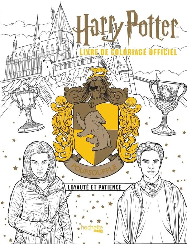Le livre de coloriage officiel Harry Potter : Poufsouffle : [Album à colorier]