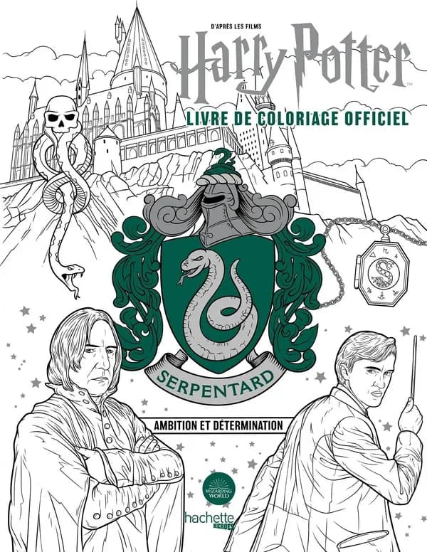 Livre de coloriage officiel Harry Potter : Serpentard : [Album à colorier]