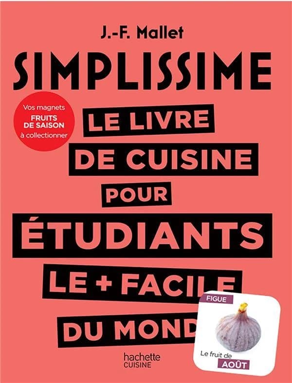 Le livre de cuisine pour les étudiants le + facile du monde