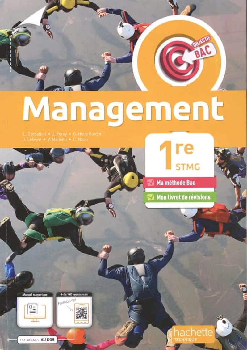 Objectif bac : management ; 1re STMG ; livre de l'élève