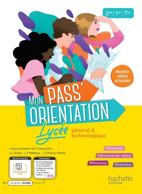 Mon pass'orientation lycée ; 2de, 1re, terminale ; cahier de l'élève