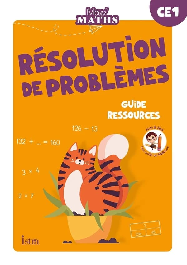 Mouv' maths : résolution de problèmes ; CE1 ; guide pédagogique