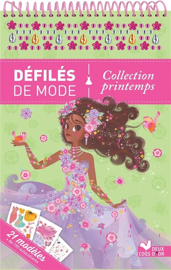 Défilés de mode : collection printemps : [Album à colorier]