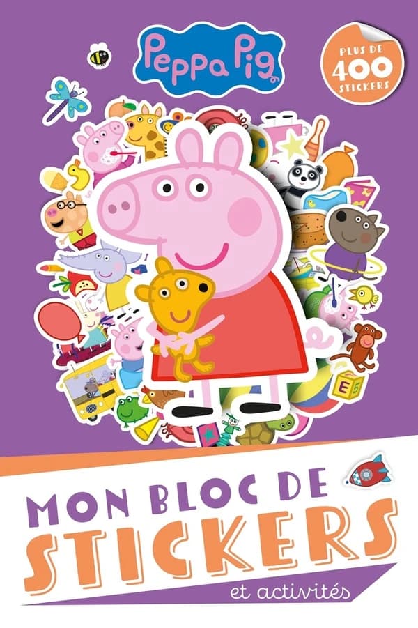 Mon bloc de stickers et activités : Peppa Pig : + de 100 autocollants : [Autocollant]