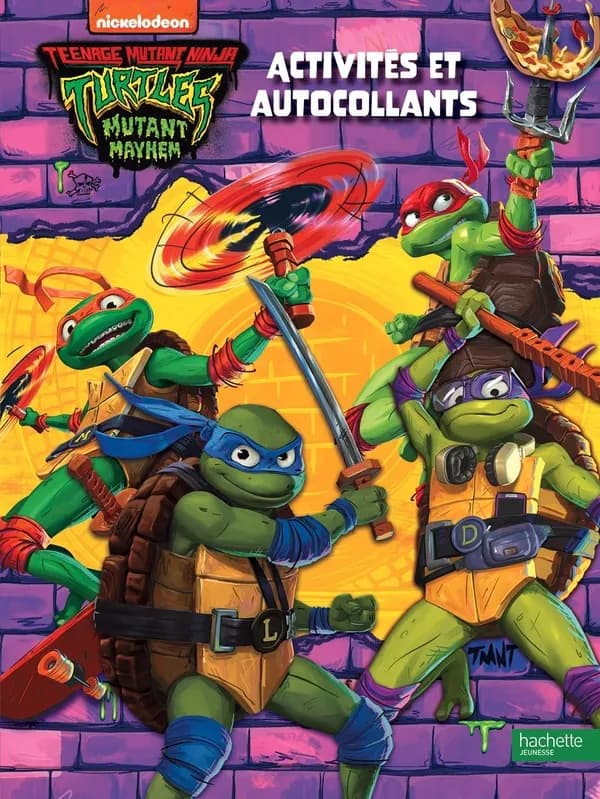 Les Tortues Ninja : teenage years : activités et autocollants