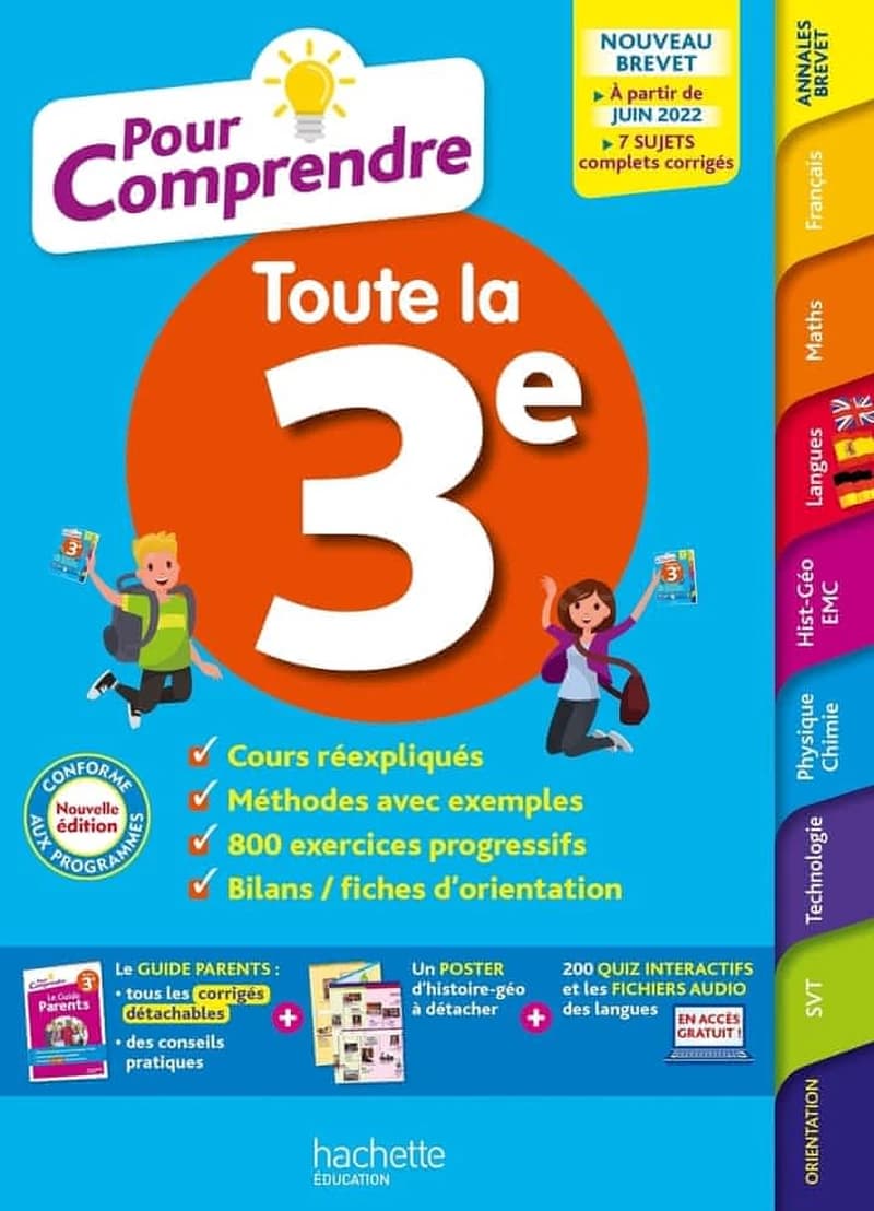 Pour comprendre toutes les matières : toute la 3e