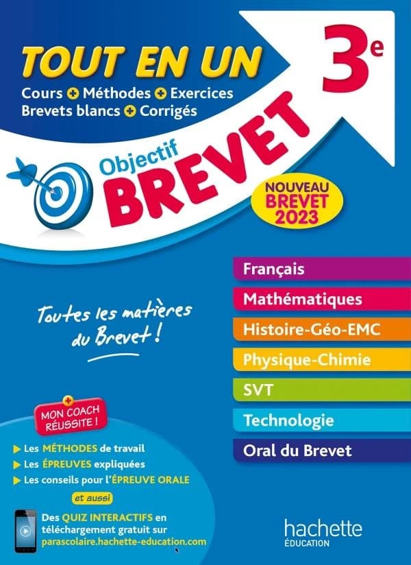 Objectif brevet : tout-en-un (édition 2023)