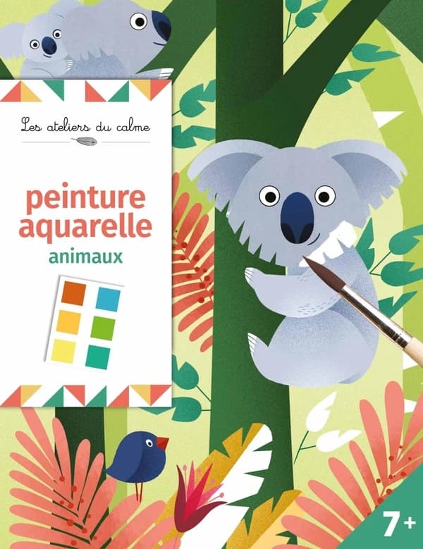Peinture aquarelle : animaux : [Album à colorier]