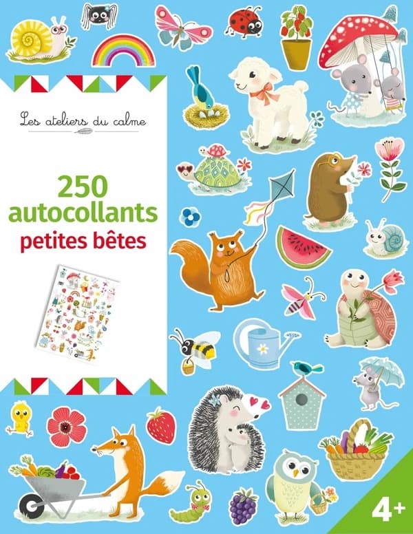250 autocollants : petites bêtes : 4 ans et plus : [Autocollant]