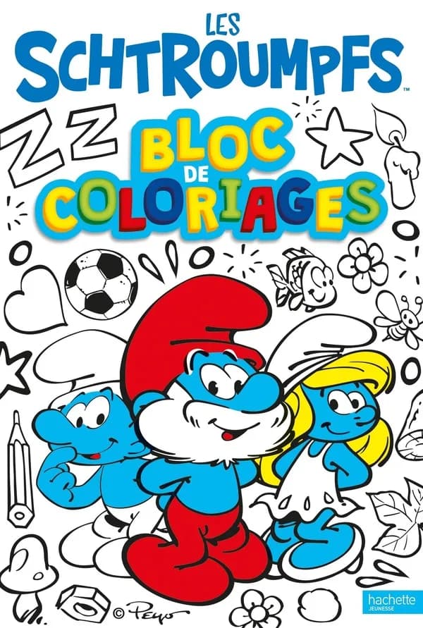 Bloc de coloriages : Les Schtroumpfs : [Album à colorier]