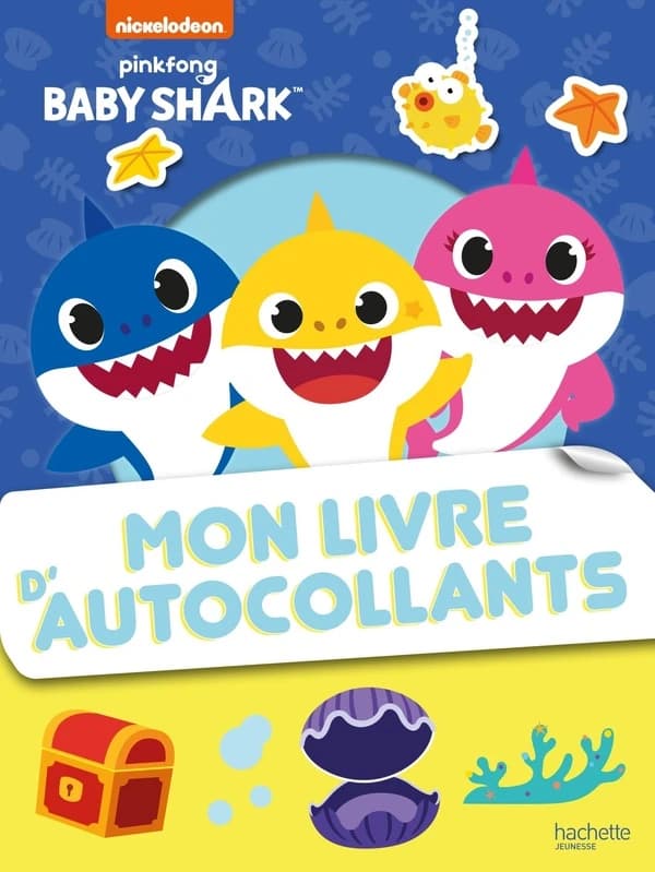 Baby Shark : mon livre d'autocollants