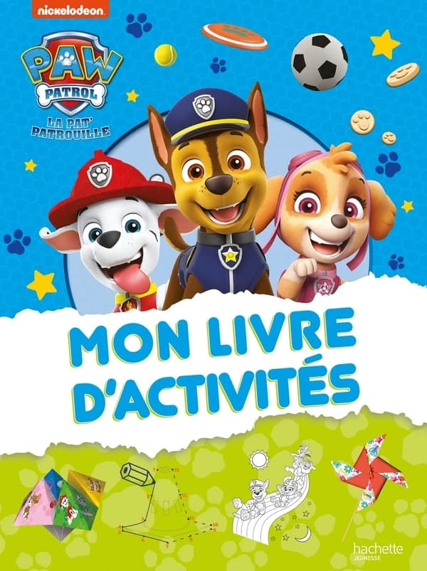 Mon livre d'activités : Pat' Patrouille Paw Patrol : [Album à colorier]