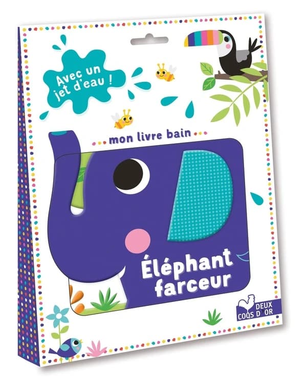 Eléphant farceur : Avec un jet d'eau !