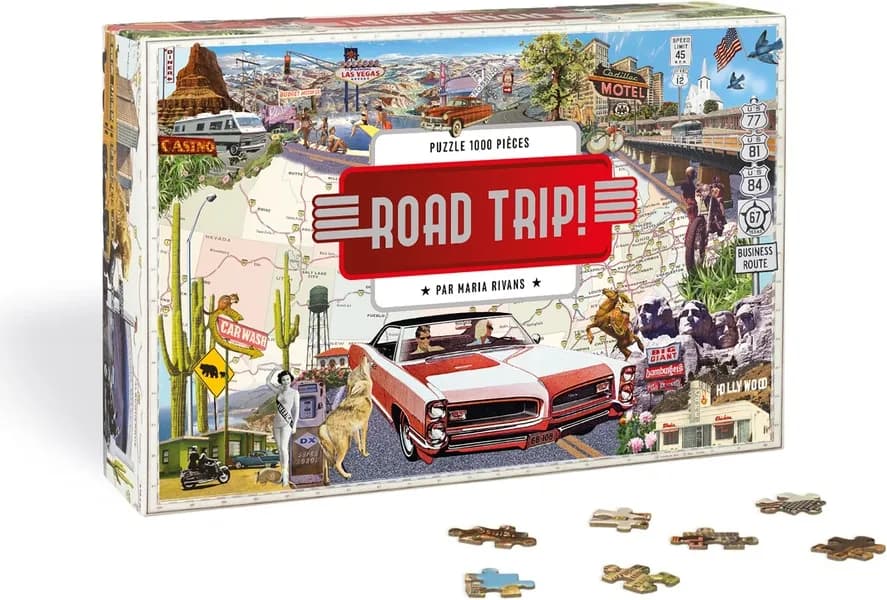 Road trip ! : Puzzle 1000 pièces