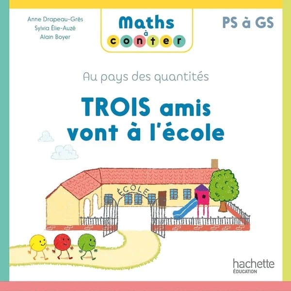 Trois amis vont à l'école