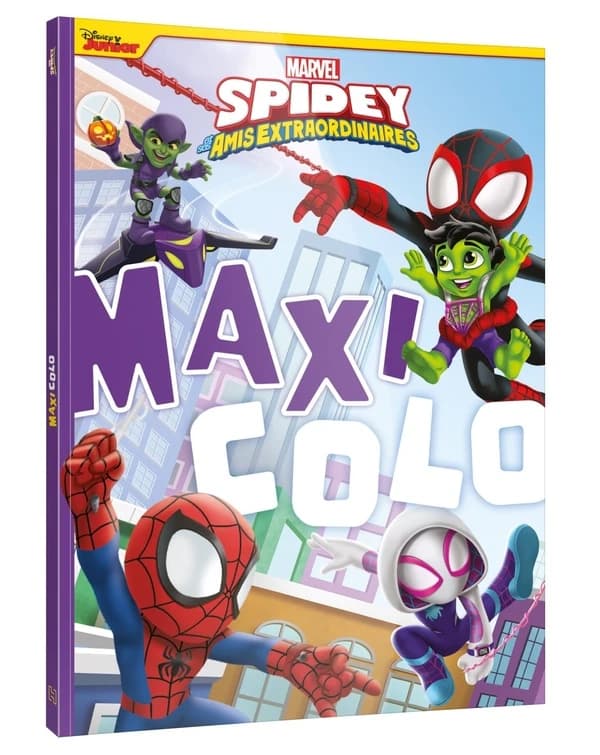 Maxi colo : Spidey et ses amis extraordinaires - Marvel : [Album à colorier]