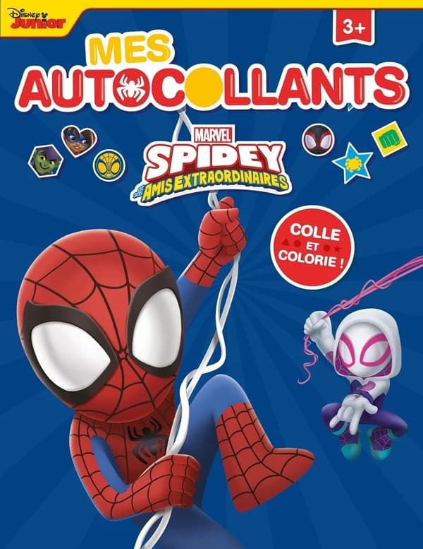 Mes autocollants : Disney Junior : Spidey et ses amis extraordinaires : [Autocollant]
