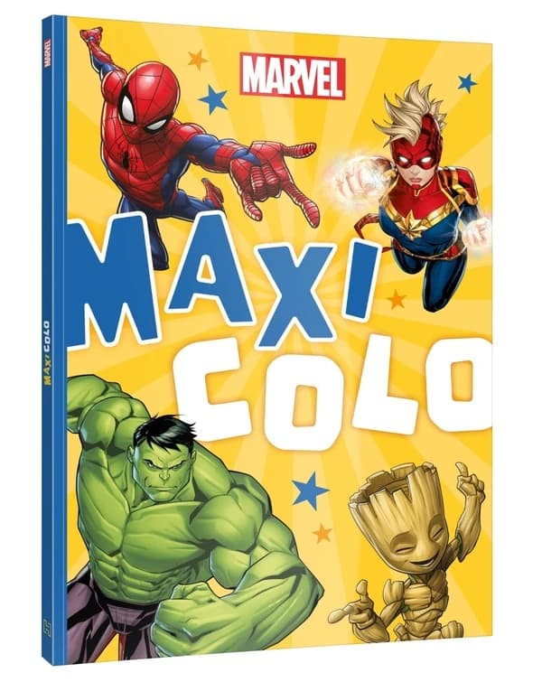 Maxi colo : Marvel : [Album à colorier]