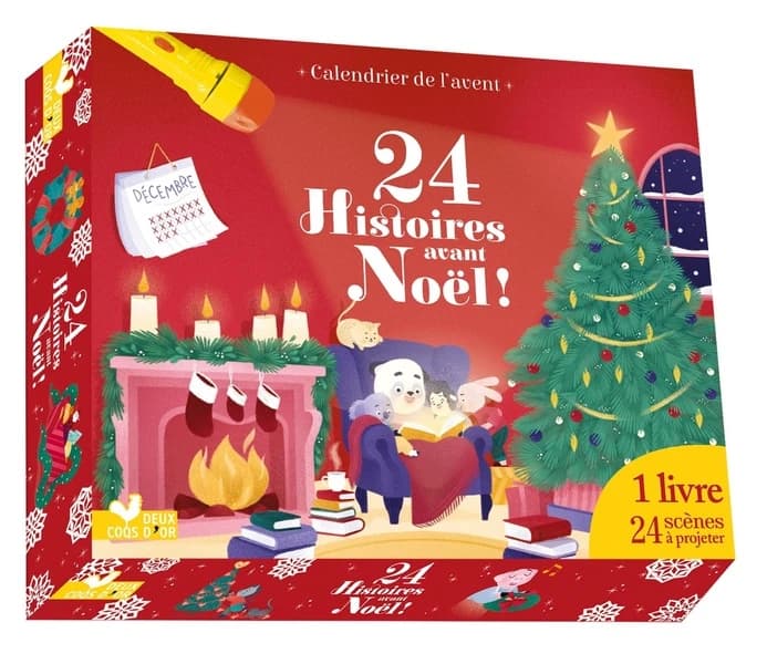 24 histoires avant Noël ! : calendrier de l'avent
