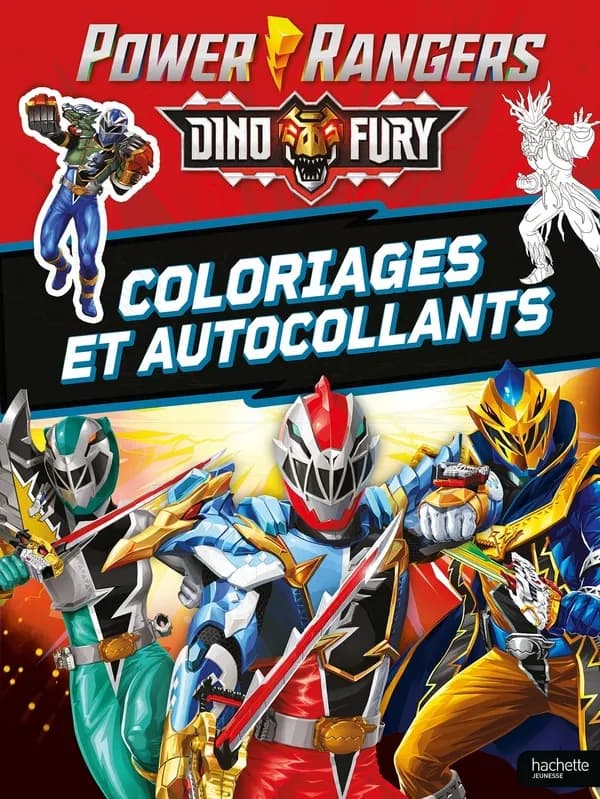 Coloriages et autocollants : Power Rangers : [Album à colorier]