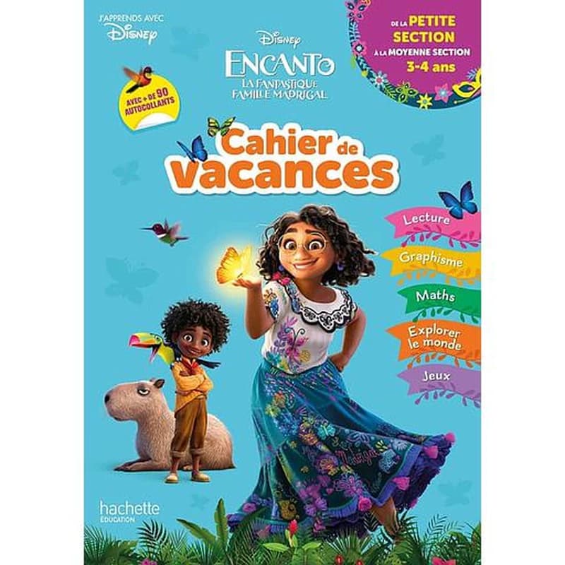 Encanto ; cahier de vacances ; de la PS à la MS