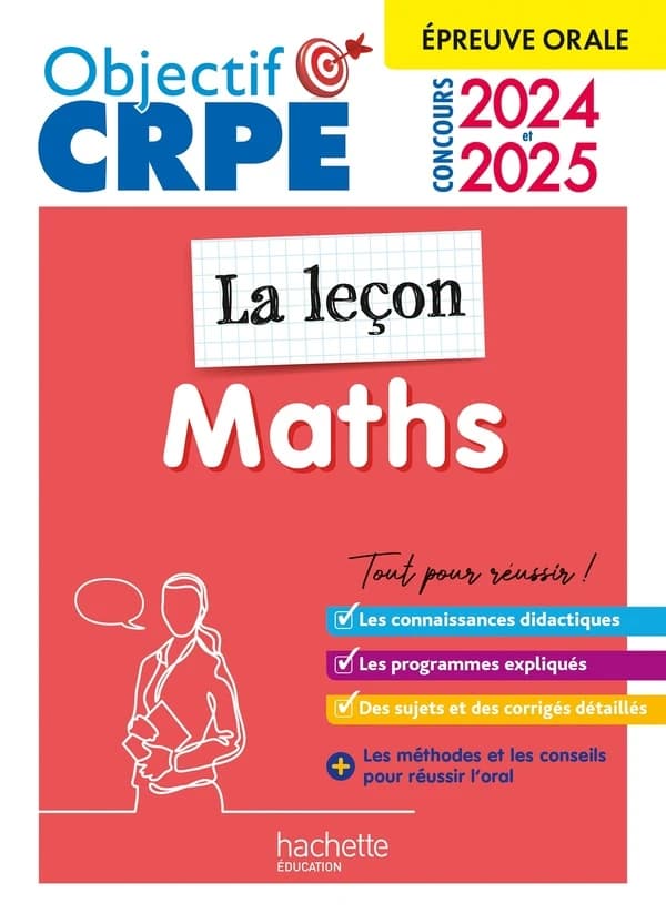 Maths : la leçon : concours 2024 et 2025