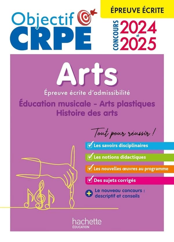 Arts : concours 2024 et 2025...