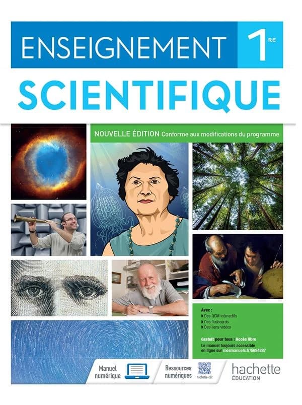 Enseignement scientifique, 1re (Nouvelle éd. conforme aux modifications du programme) sous la direction de Caroline Escuyer,... Gianni Colamonico,... Sabine Ticaud,... ; [par] Cyril Chauvel, Jean-Luc Gomez, Christophe Gouchet... [et al.]