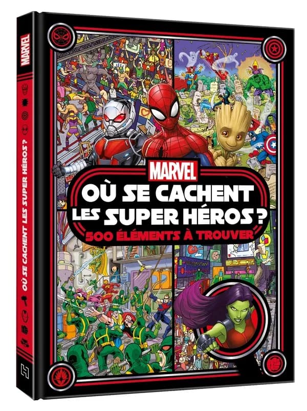 Où se cachent les super héros ? : 500 éléments à trouver