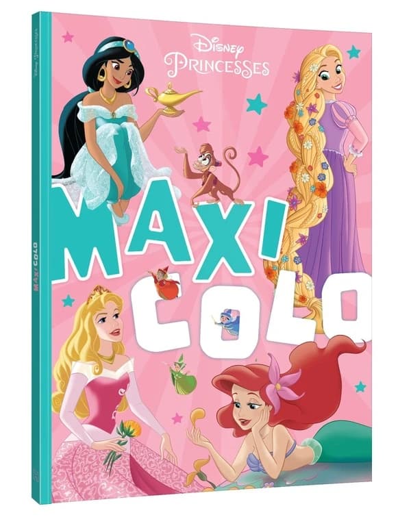 Maxi colo : Disney Princesses : [Album à colorier]