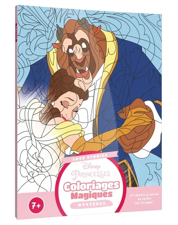 Mes coloriages magiques mystères : Disney princesses : love stories : [Album à colorier]