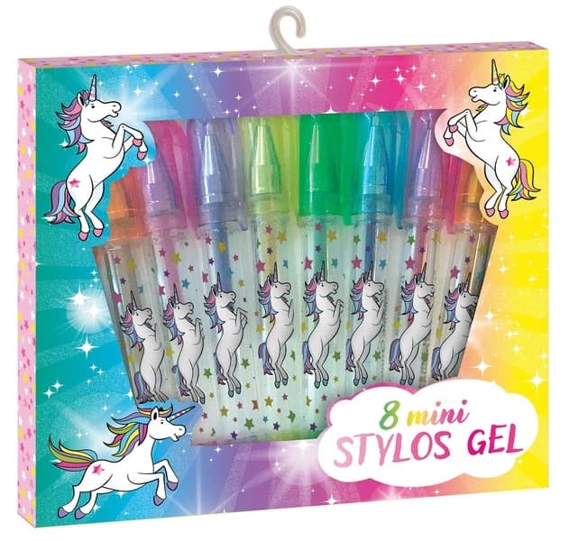 8 mini stylos gels
