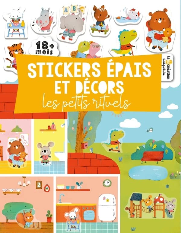Stickers épais et décors : les petits rituels