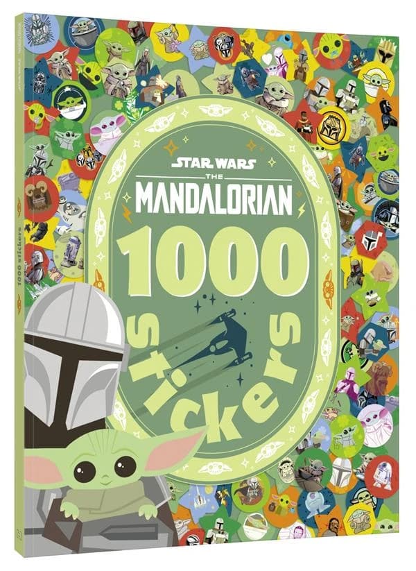 1000 Stickers Grogu : Star Wars the mandalorian : [Autocollant]