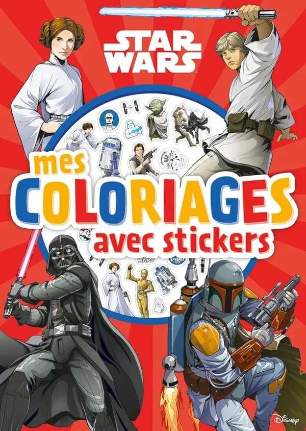 Mes coloriages avec stickers : Star Wars